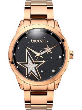 BREEZE Starstruk Crystals Rose Gold Stainless Steel Bracelet-210791.6