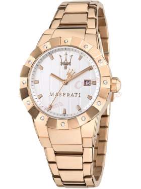  MASERATI Tridente Crystal Ladies Rose Gold Stainless Steel   R8853103503 