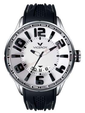 VICEROY Flash Black Rubber Strap 432111-05