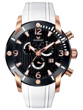 VICEROY Chronograph White Rubber Strap 47681-95