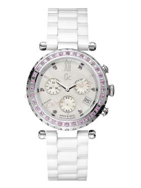 GUESS Collection White Stainless Steel Diamond Ladies I01050M1