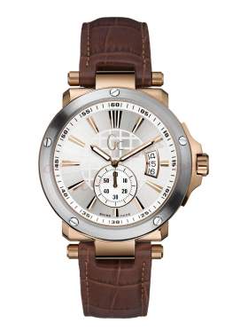 GUESS Collection Βrown Leather Strap X65007G1S