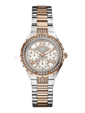 GUESS Ladies' Sport Multifunction Two-Tone Bracelet Watch W0111L4