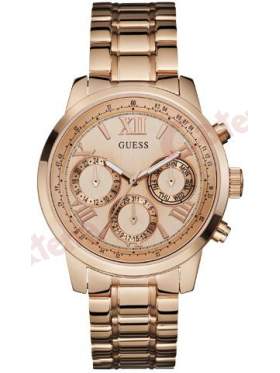  GUESS Rose Gold Multifunction Stainless Steel Bracelet   W0330L2 