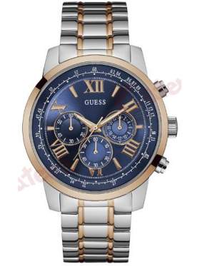 GUESS W0379G7 Ανδρικό Ρολόι Quartz Χρονογράφος Ακριβείας