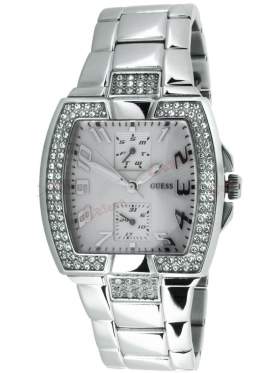 GUESS Stainless Steel Crystal Ladies Calendar W15055L1