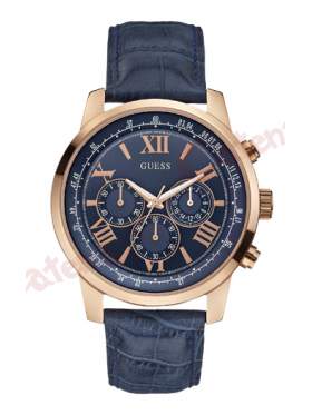 GUESS  Ανδρικό Ρολόι Quartz Χρονογράφος Ακριβείας W0380G5 