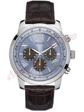 GUESS W0380G6 Ανδρικό Ρολόι Quartz Χρονογράφος Ακριβείας