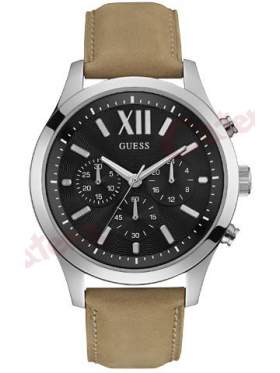 GUESS W0789G1 Ανδρικό Ρολόι Quartz Χρονογράφος Ακριβείας