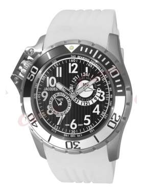 JACQUES FAREL Multifunction White Rubber Strap