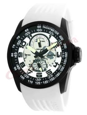 JACQUES FAREL Multifunction White Rubber Strap