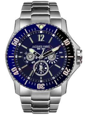 JACQUES FAREL Men's Stainless Steel Bracelet ATX6622 